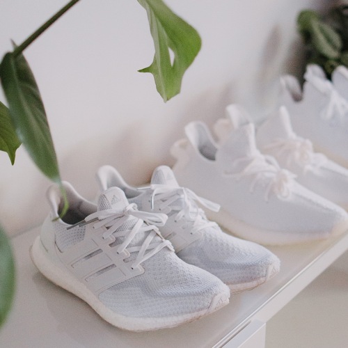 rows of shoes